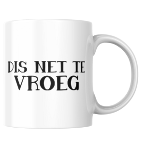 Dis Net Te Vroeg